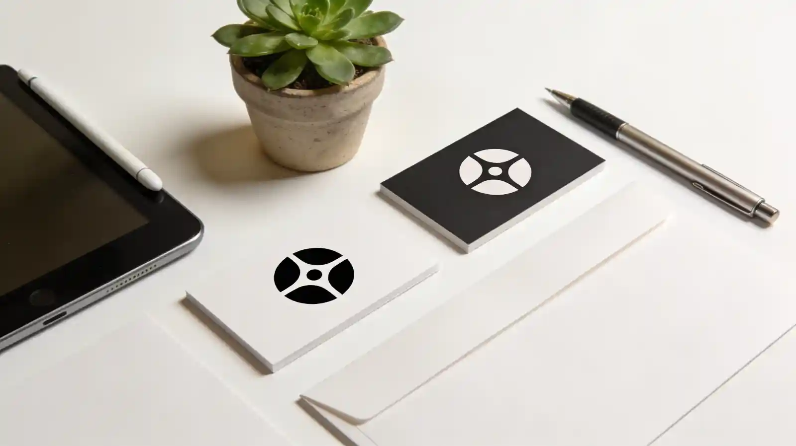 Processo de criação de logotipo simples e moderno